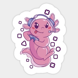 axolotl questions Sticker